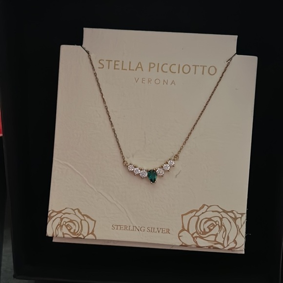 New Stella Picciotto Verona sterling silver necklace costume jewelry - Picture 3 of 3
